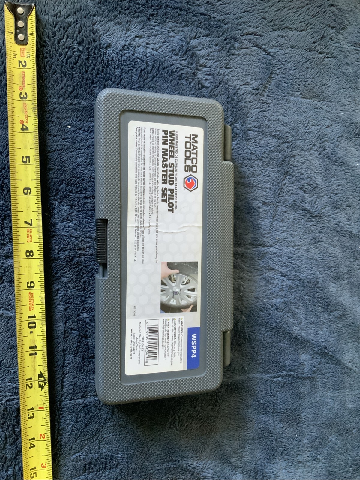 Matco Wspp4, Wheel Stud Pilot Pin Master Set….see Pics…