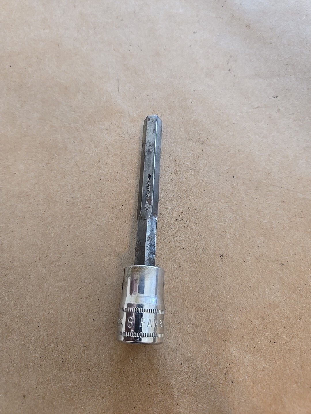 Snap On 3/8″ Drive 8MM Hex Bit Driver Socket Modified Read Ad FAM8A