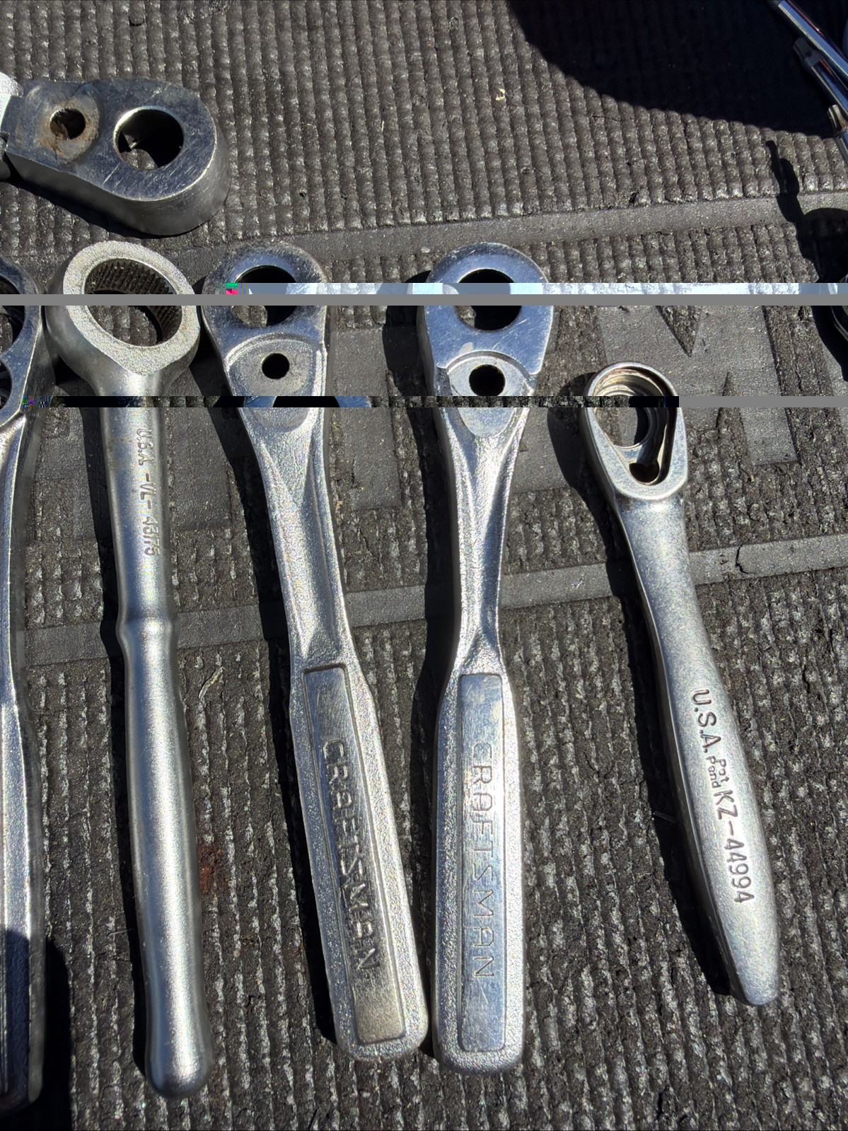 (14) Sears Craftsman Ratchet Bodies ONLY NO GUTS 1/2” Drive 3/8” & 1/4” Plus Flx