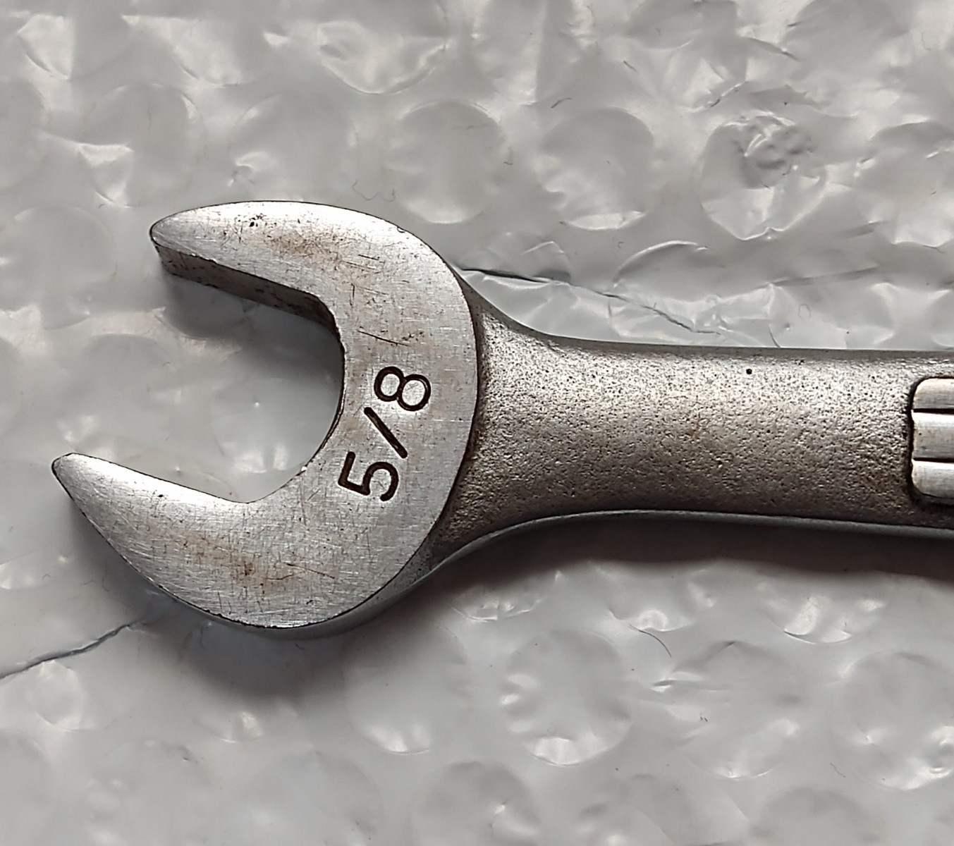 CRAFTSMAN TOOLS USA VV44582, 5/8 x 3/4 DBL. OPEN-END WRENCH, 7.75 LONG.