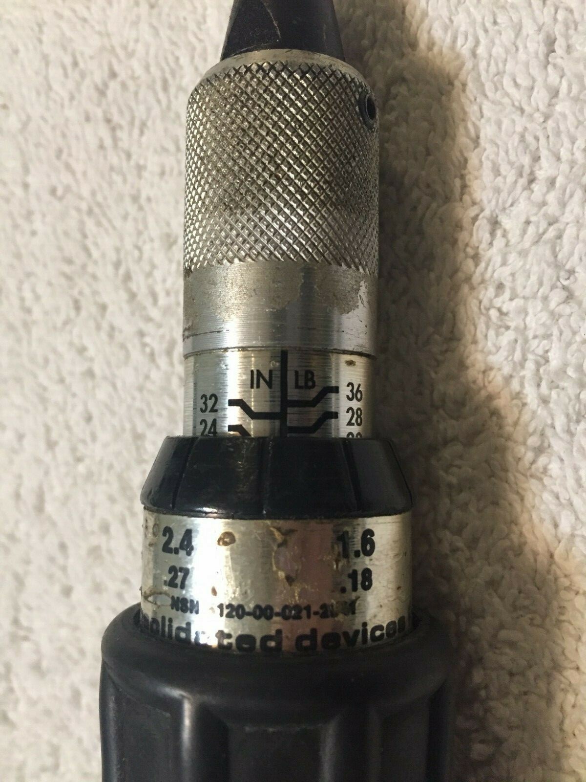 Adjustable Torque Screwdriver 361SM Consolidated Devices – used