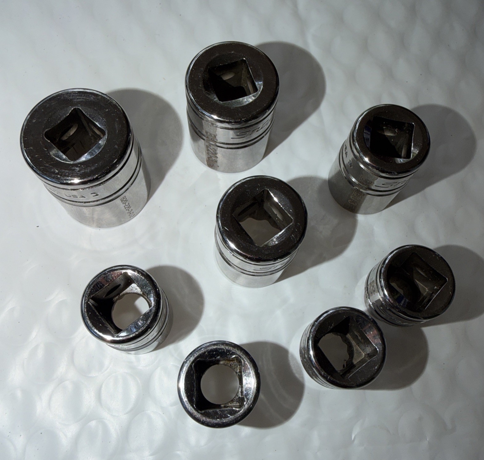 Snap-On Tools Socket Set 3/8″ Drive 11/32-TO-3/4-12 Point 8 Pieces