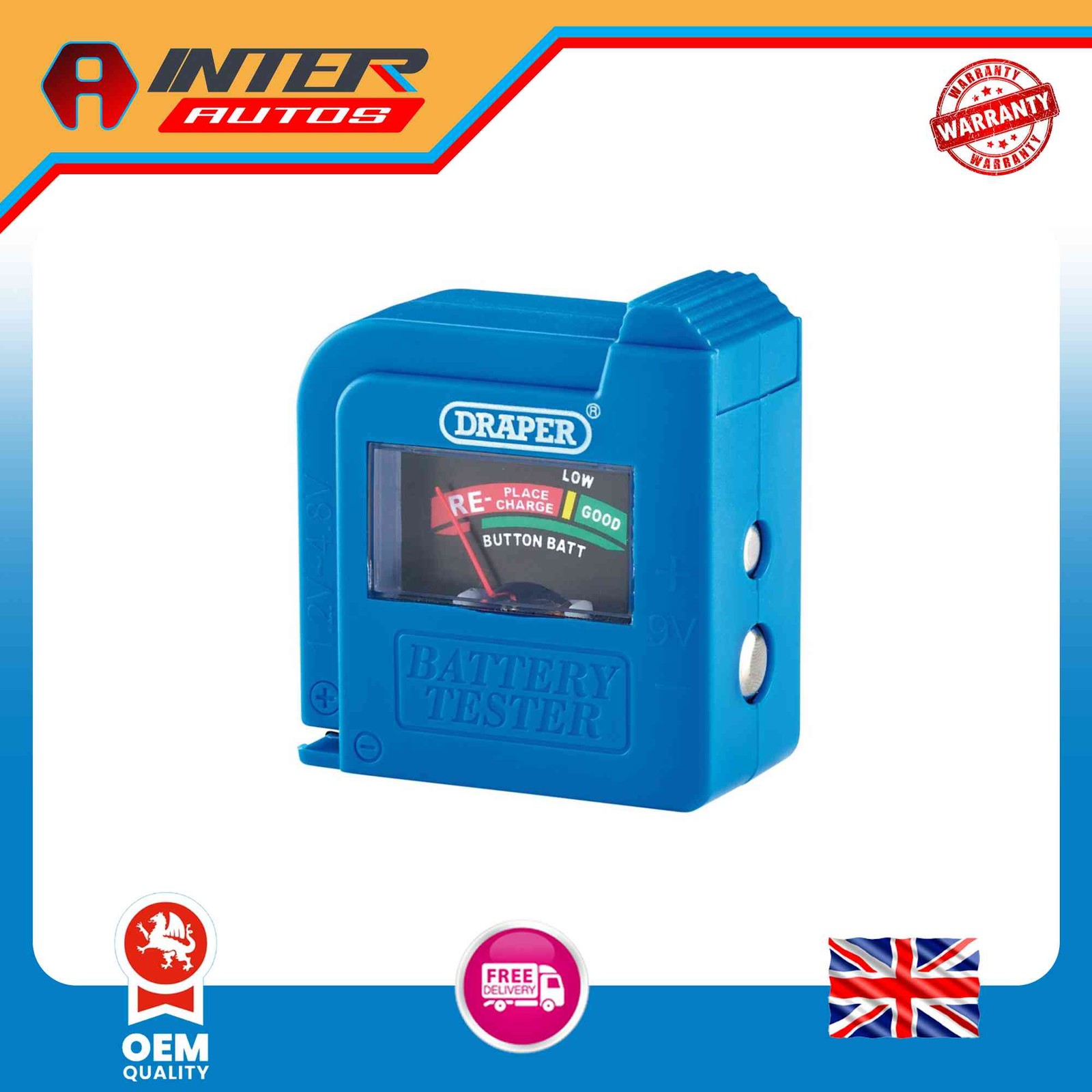 Draper Universal Battery Tester 10209