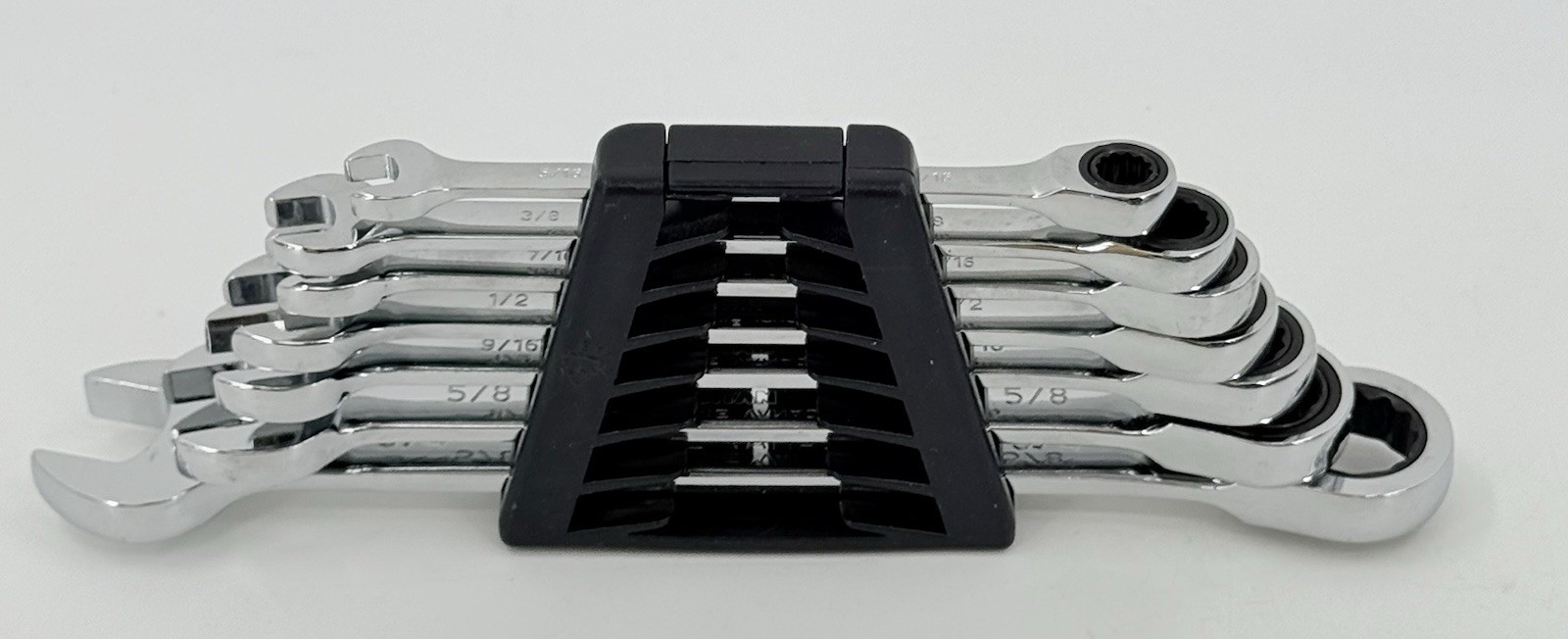 Titan Tools 17350 Combination Ratcheting Wrench Set 7 Piece SAE NEW NWOP