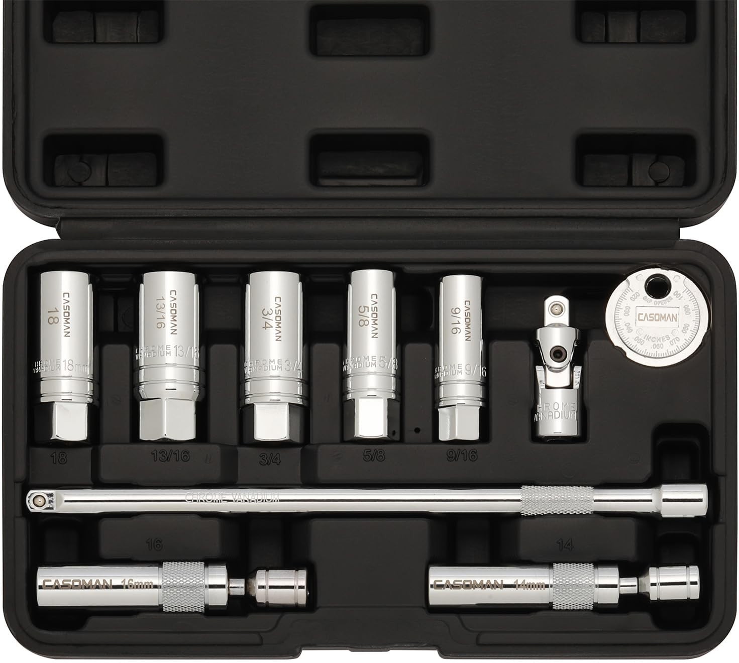 3/8″ Drive Spark Plug Socket Set with Extension
