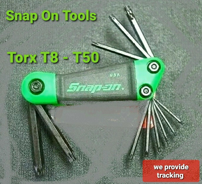 Snap On Tools Folding TORX Wrench Set Plastic Handle AWTEF11K 11 keys T8-T50 NEW