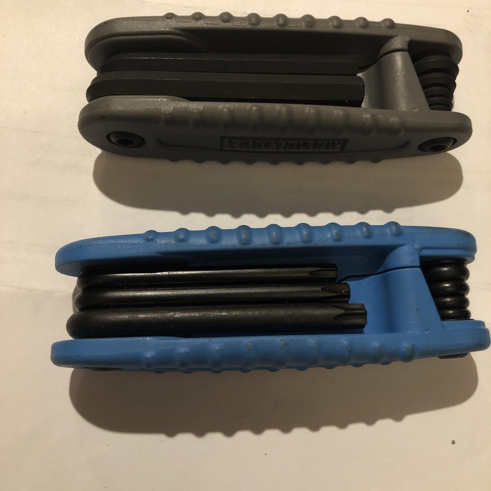 Vintage Craftsman Folding Hex Key Set Lot – 46703 Torx 46702 Allen