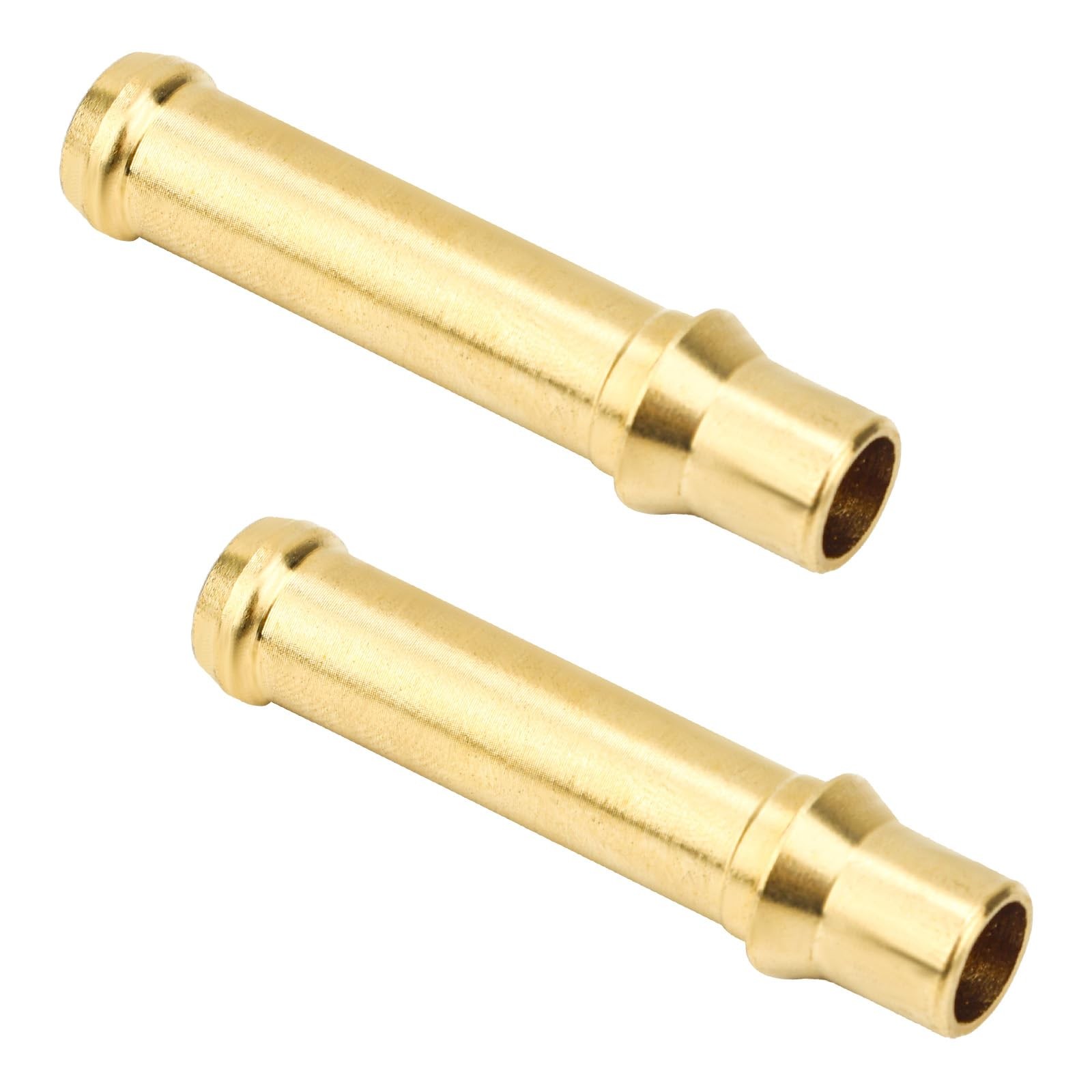 2pcs 397 Transmission Line Fitting, Brass 1.97 inches x 0.39 inches, Gold