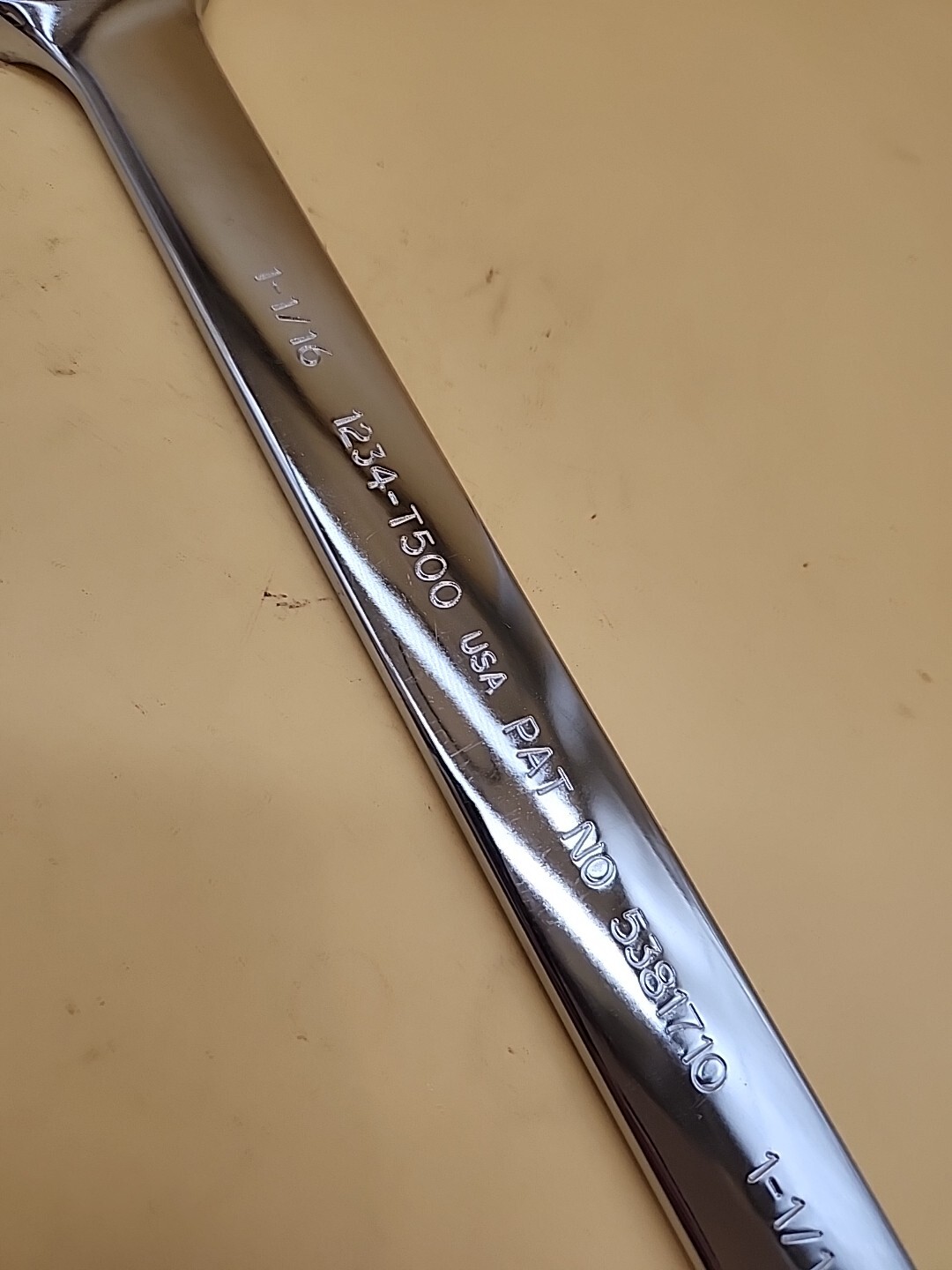 PROTO 15″ Anti-Slip 1 1/16″ 1234-T500 Combination Wrench USA