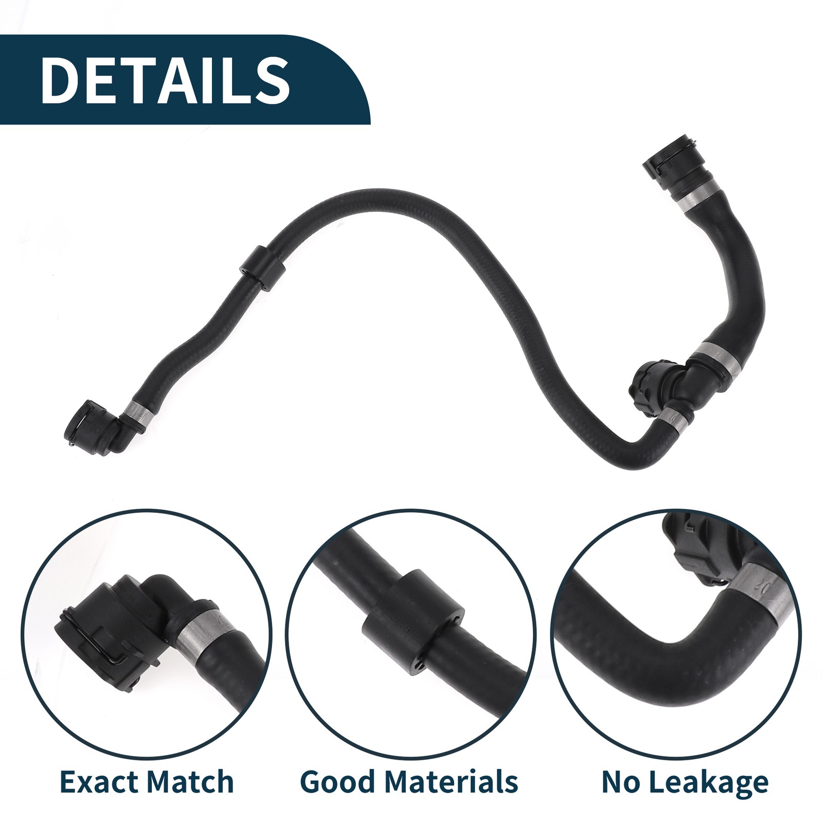 Radiator Hose for Mercedes-Benz C300 W205 2015-2018 No. A2055016800 1pc