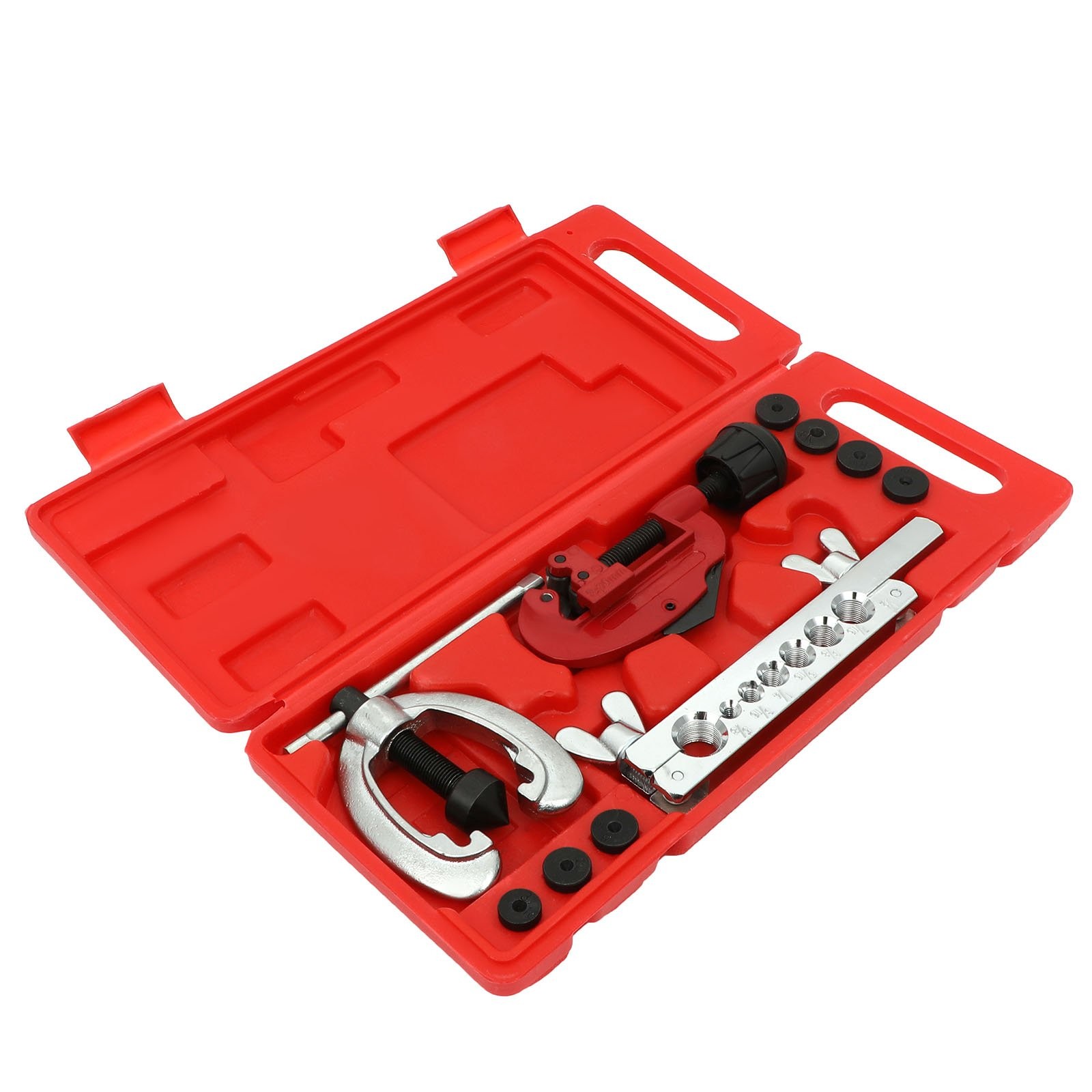 ✅Double Flaring Brake Line Tool Kit Tubing Car Truck Repair Tool W/ Tube Cutter