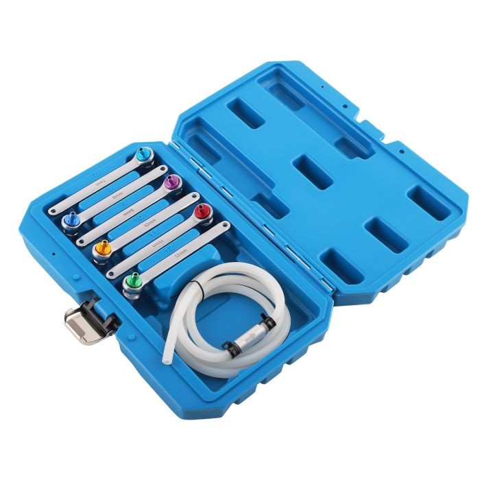 7Pc Brake Clutch Oil Bleeder Bleed Extractor Wrench Kit 12 Point Socket 7 – 12mm