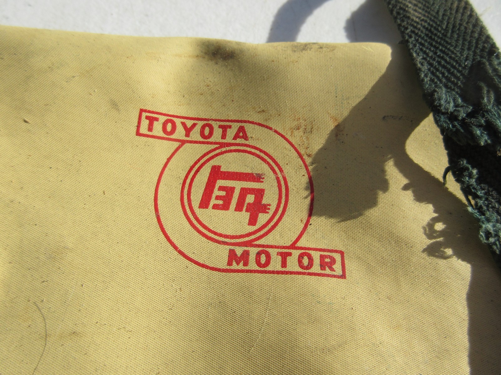 Vintage Toyota Motor Japan OEM Tool Kit Roll Bag ONLY