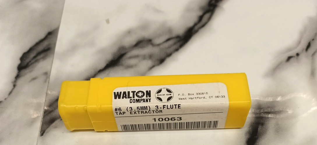 Walton 10063 #6 3.5mm 3- Flute Tap Exractor