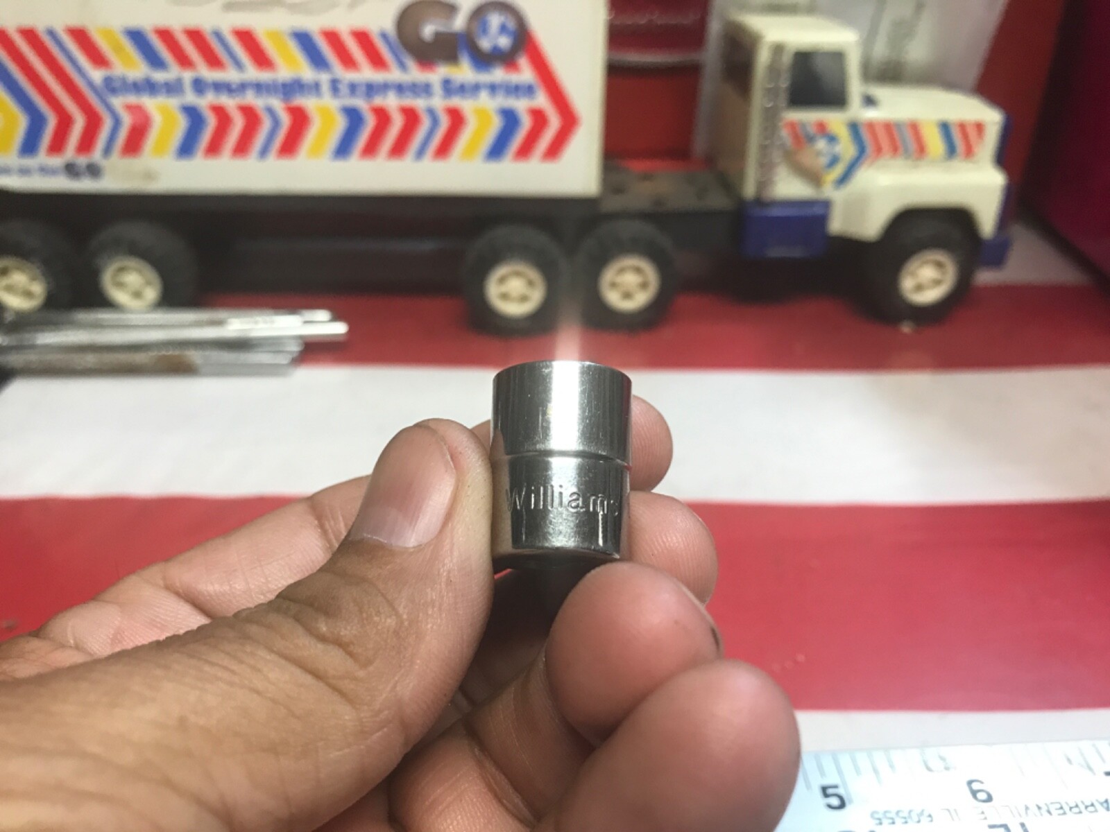 Williams tools socket 7/16” 1/4” drive 12 point M-1214 GGGG