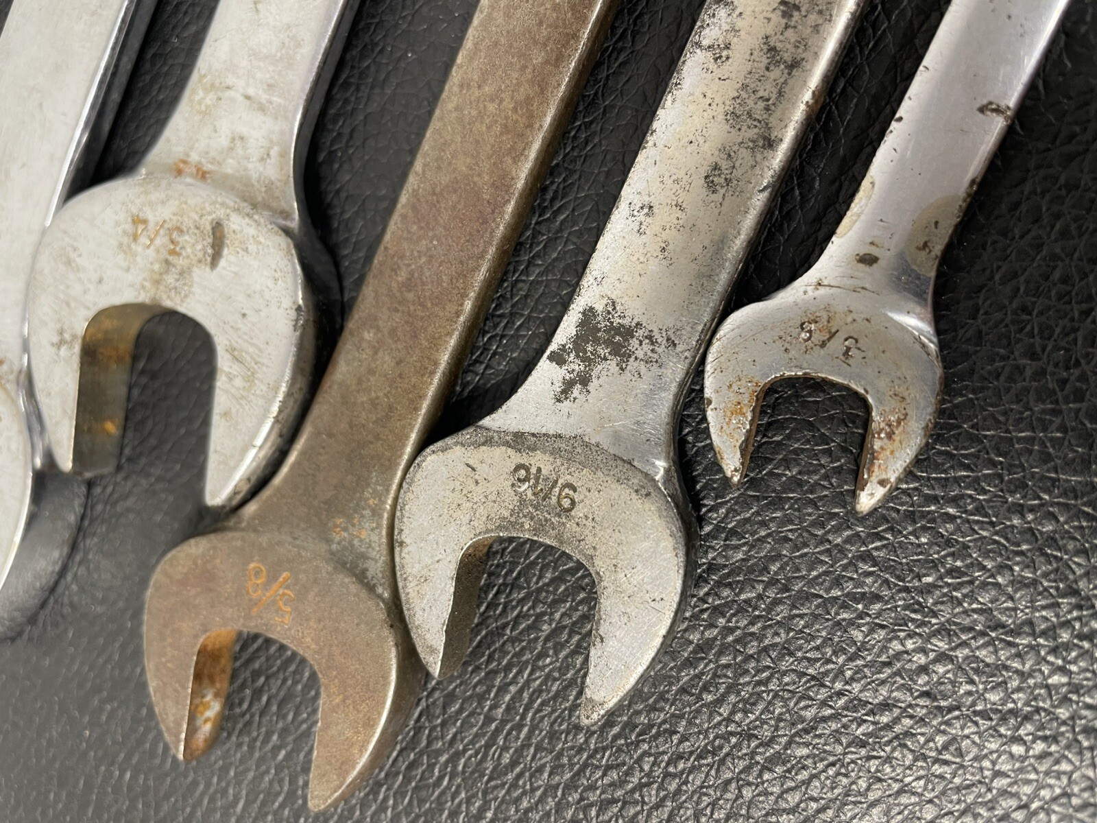 Snap On Combination Wrench Set SAE 6 pc 3/8 to 15/16 inch