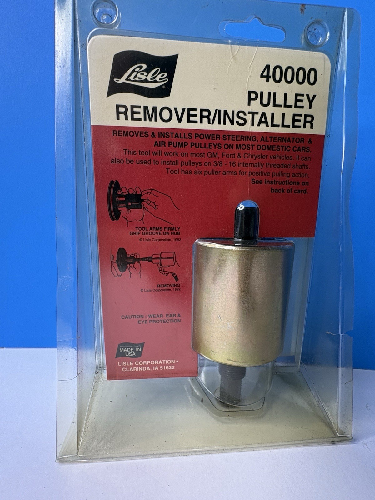 Lisle 40000 Pulley Remover/Installer – Power Steering, Alternator, Air Pump