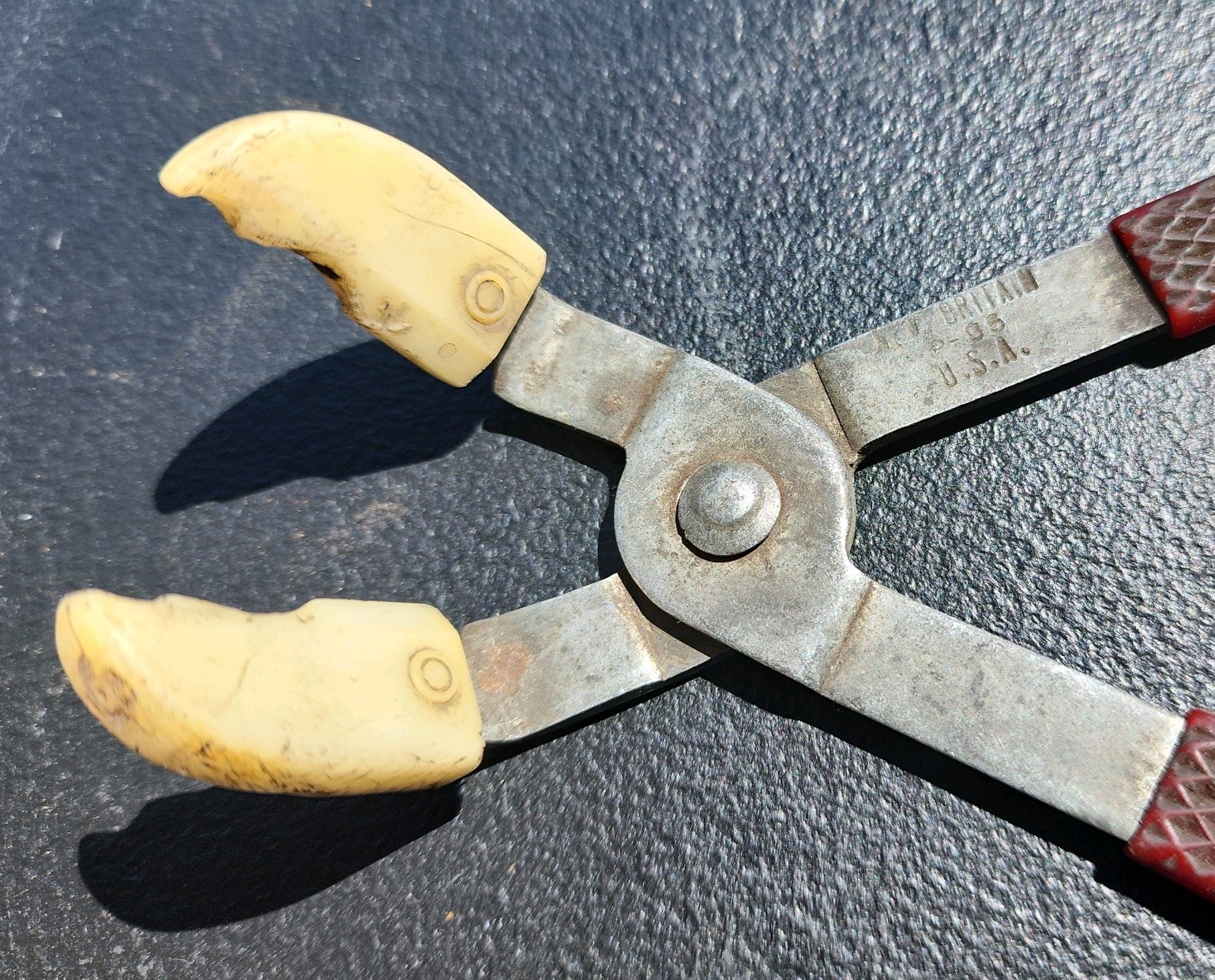 VINTAGE Cal-Van Tools Spark Plug Lead Pliers Shock Proof MIP #143 Auto Mechanic