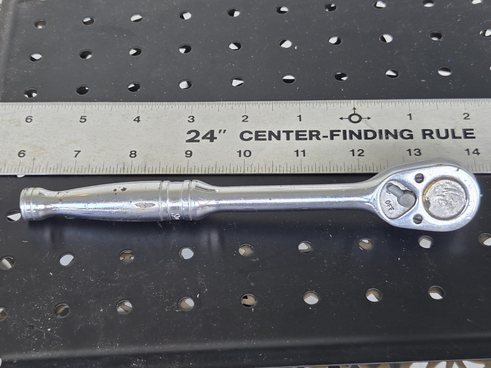 Snap On Tools Vintage F71G Ferret 3/8” Drive Standard Ratchet USA