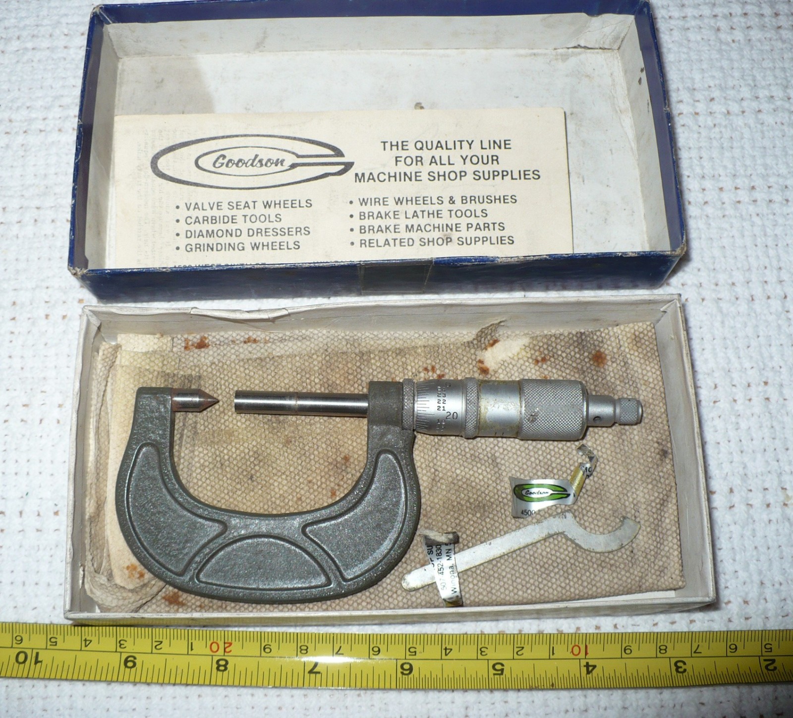 Vintage Scherr-Tumico Micrometer Goodson MDB-30