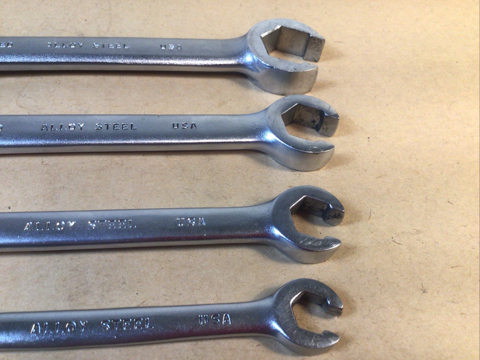 4 Piece – Blackhawk Flare Nut Wrench Set 3/8,7/16,1/2,9/16,5/8,11/16,3/4,7/8”