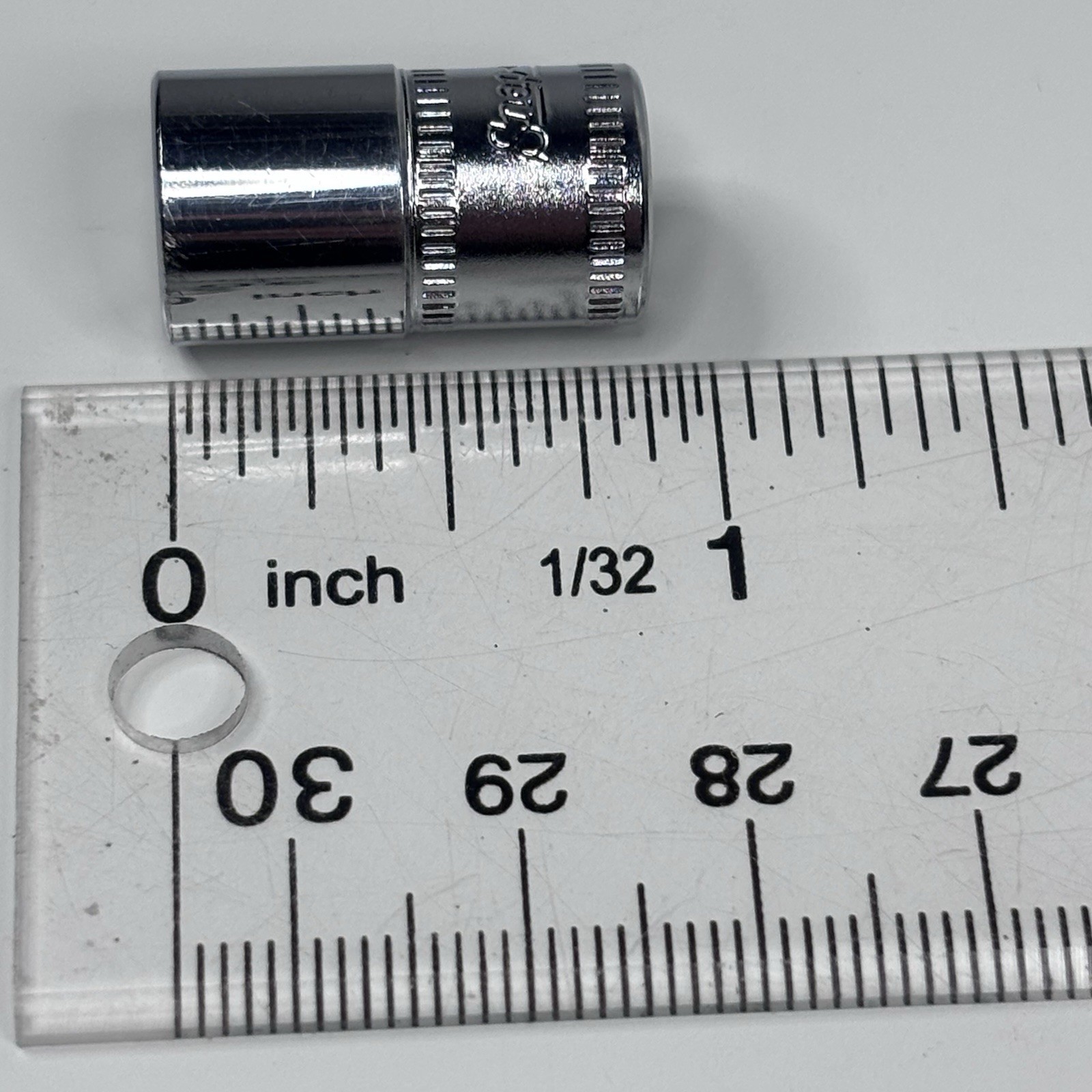 Snap On TMM9 1/4 Dr 6Pt Metric 9mm Flank Dr Shallow Chrome Socket USA 1984 MINT