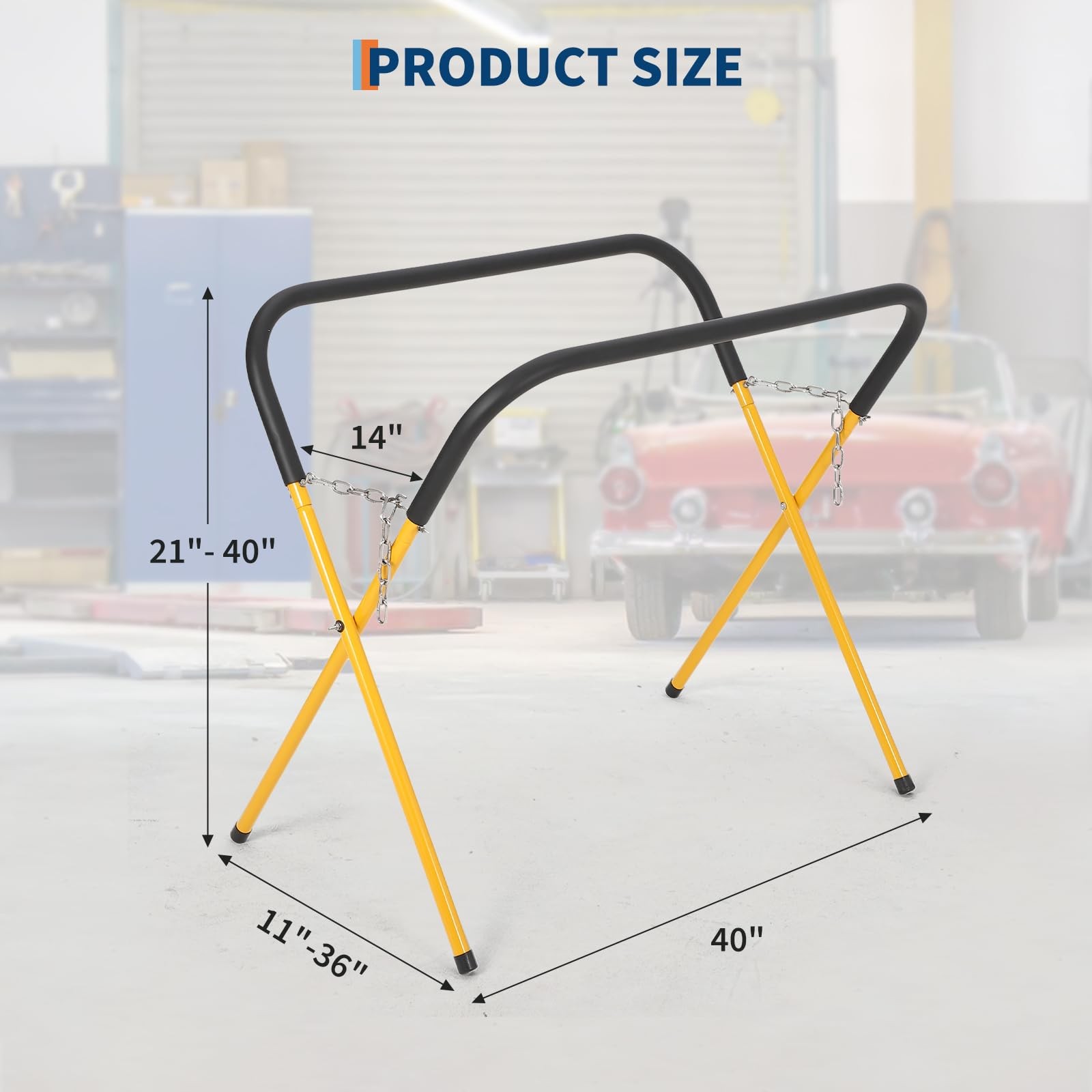 ✨1/2/3/4pcs Portable Folding 500Lbs Workbench Automotive Fender Stand Work Table