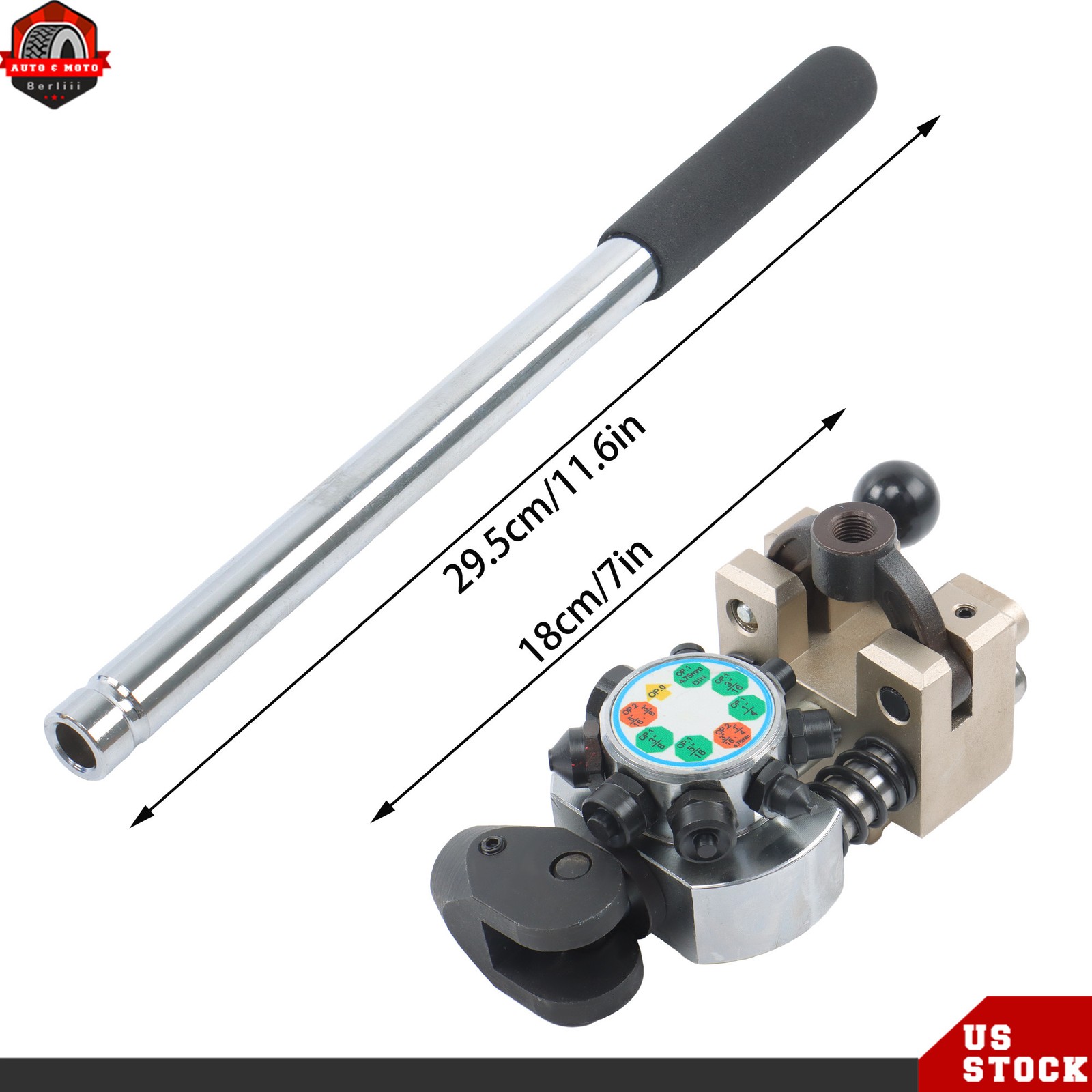 Brake Line Flaring Tool Kit for 3/16″-3/8″ Tubing Single, Double, Bubble Flare