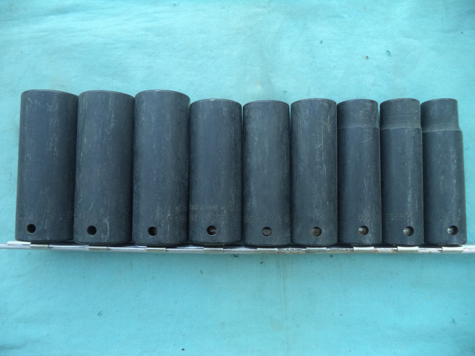 NEW SNAP ON 1/2″ DRIVE 6 POINT DEEP IMPACKET SOCKET SET #309SIMYA 1/2″- 1″ 9 PC