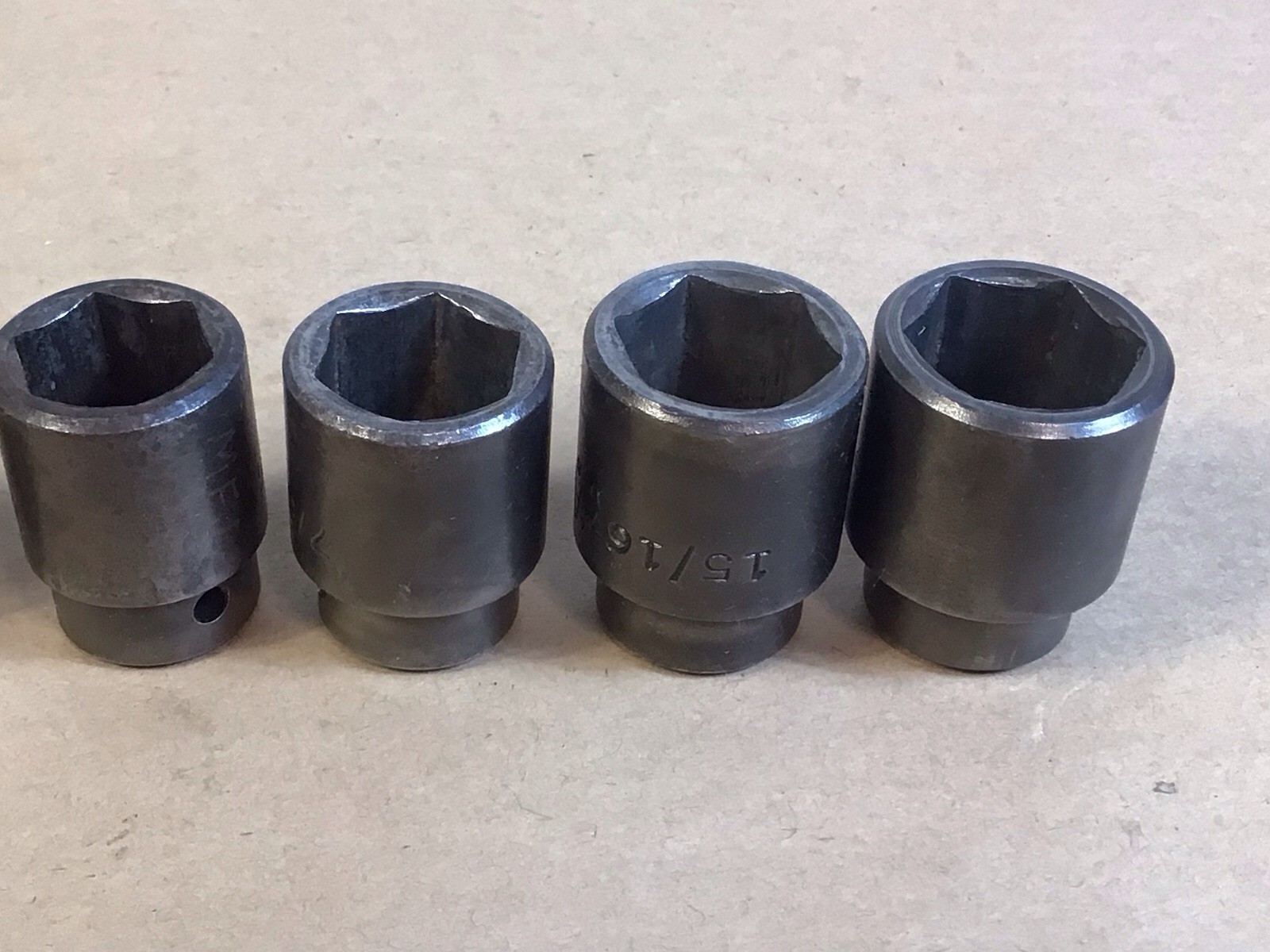 Mac Tools 1/2″ Drive 3/8” To 1” 6PT SAE Shallow Impact Socket Set NO 3/4” SOCKET