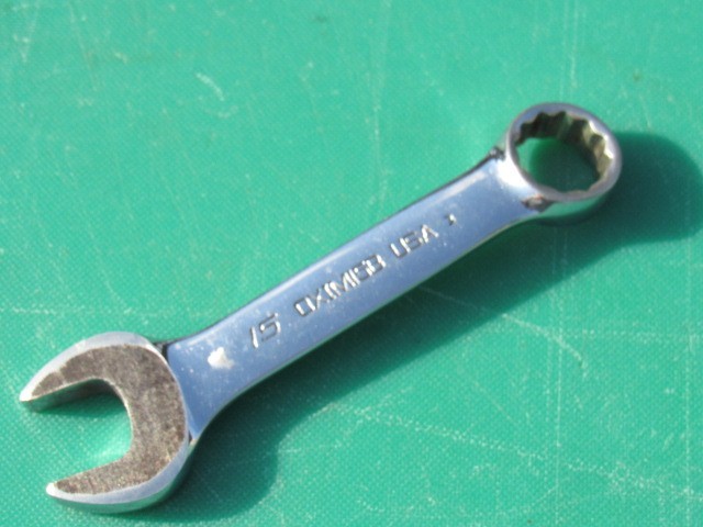 SNAP ON 15MM OXIM15B SHORT / MIDGET 12 POINT OPEN / BOX END METRIC WRENCH OXIM15