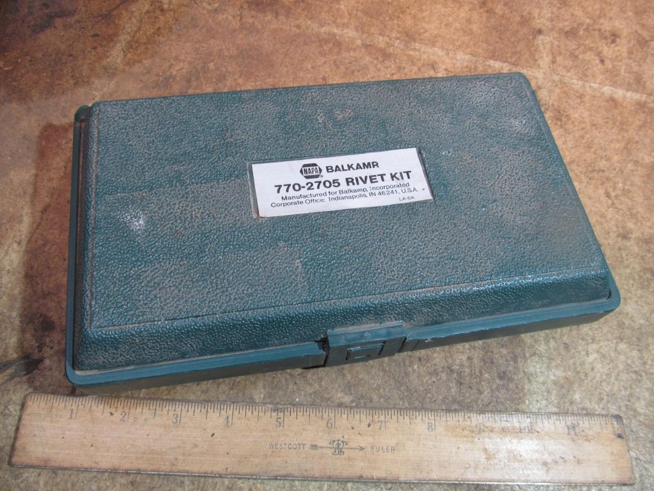 NAPA 770-2705 Rivet Tool Set Marson HP2