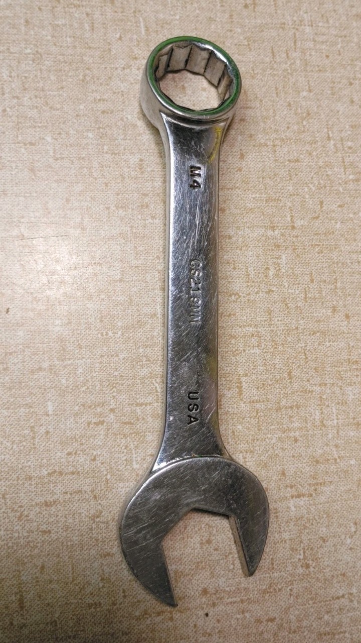 CS219MM MAC Stubby Metric 19mm Open and Box End Wrench