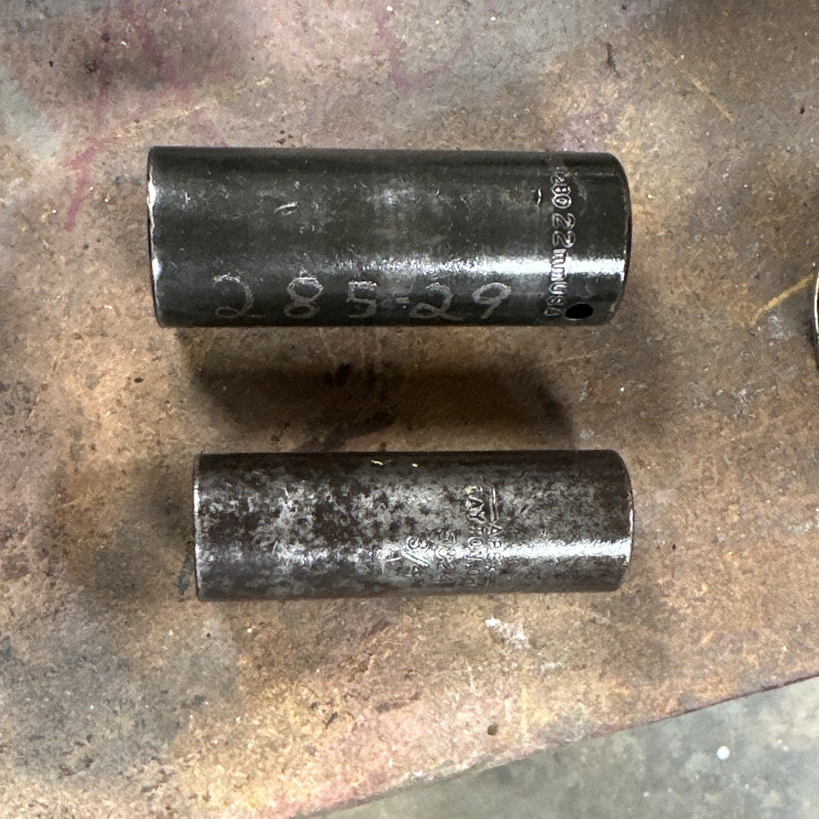 U.S.A. Snap-On Tools Lot Impact Sockets 1/2 Deep Well