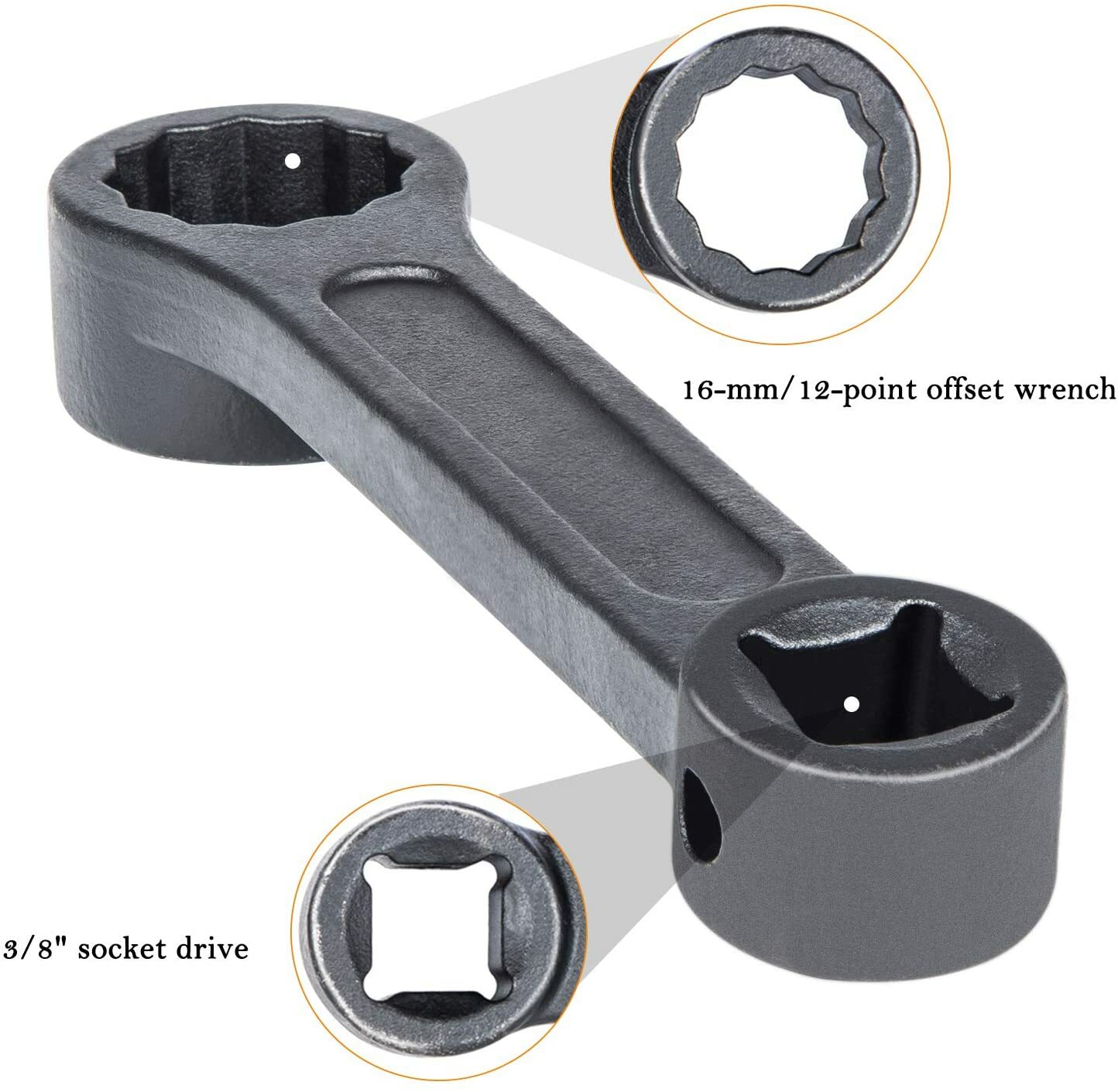 For Mercedes Benz Offset 16mm Engine Mount Socket Wrench W220/ W210/W203/W221