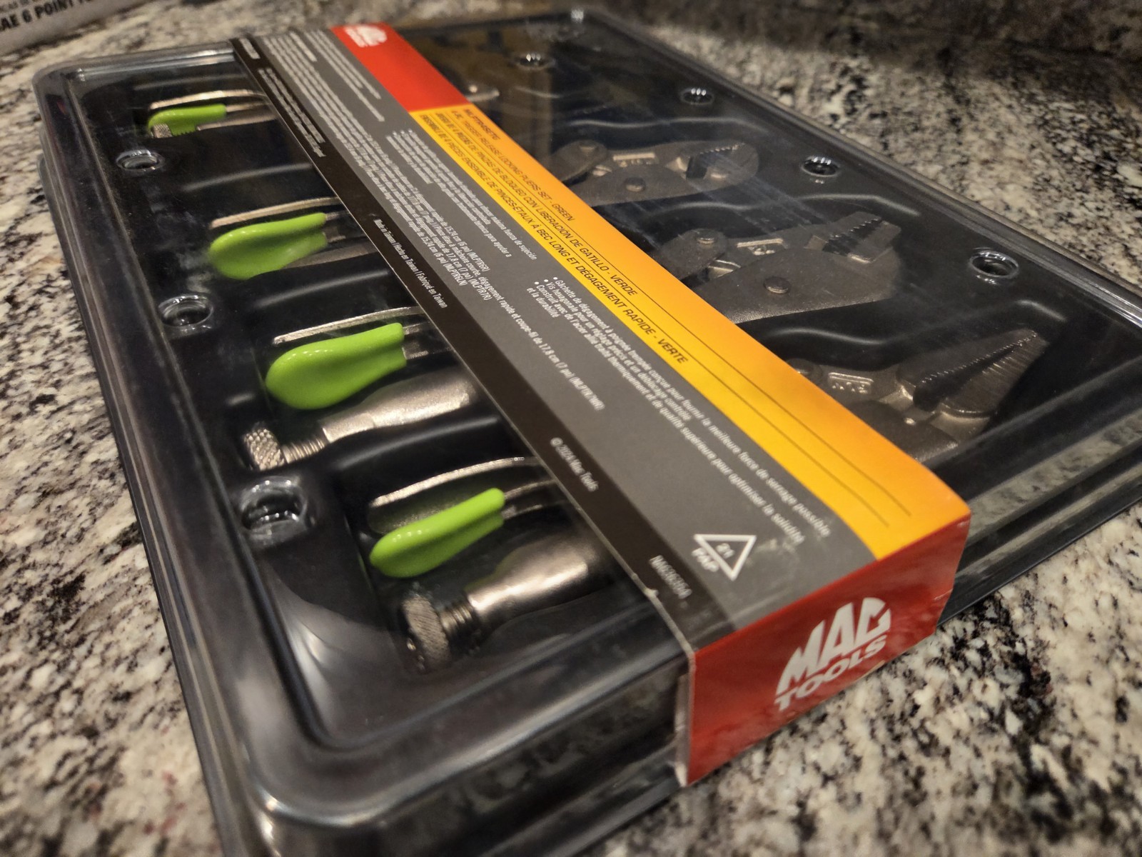 Mac Tools 4-PC. Trigger Release Locking Pliers Set – GREEN