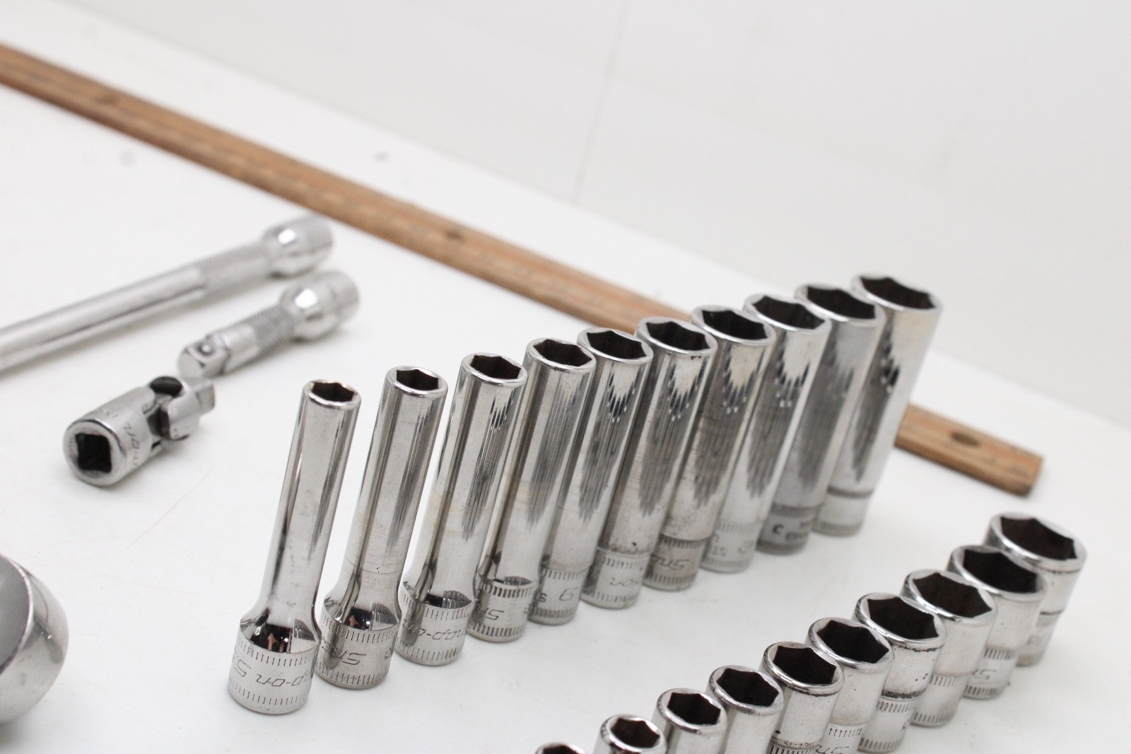 Snap-on 144TMPB 44 Piece 1/4″ Drive 6-Point Metric/ SAE General Service Set USA