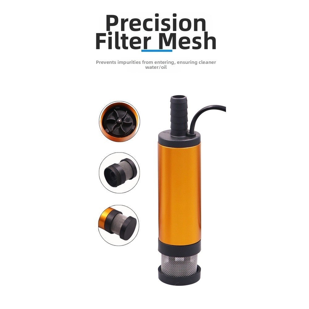 Portable 12V 24V DC Submersible Water Pump for Efficient Liquid Transfer