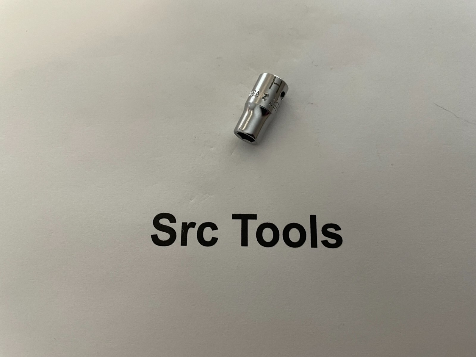 *RARE* Snap-on Tools USA 1/4″ Driv 6mm Metric 6pt Shallow Chrome Socket TM-6M