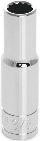 Wilmar W38612 Performance Tool 3/8 In. Drive Deep Well 3/8 in. 12 Point Socket