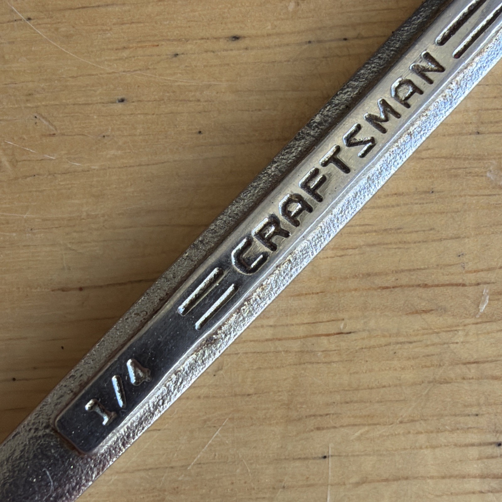 Craftsman Tools 1/4″ Combination Wrench 12 Point V Series Made in USA