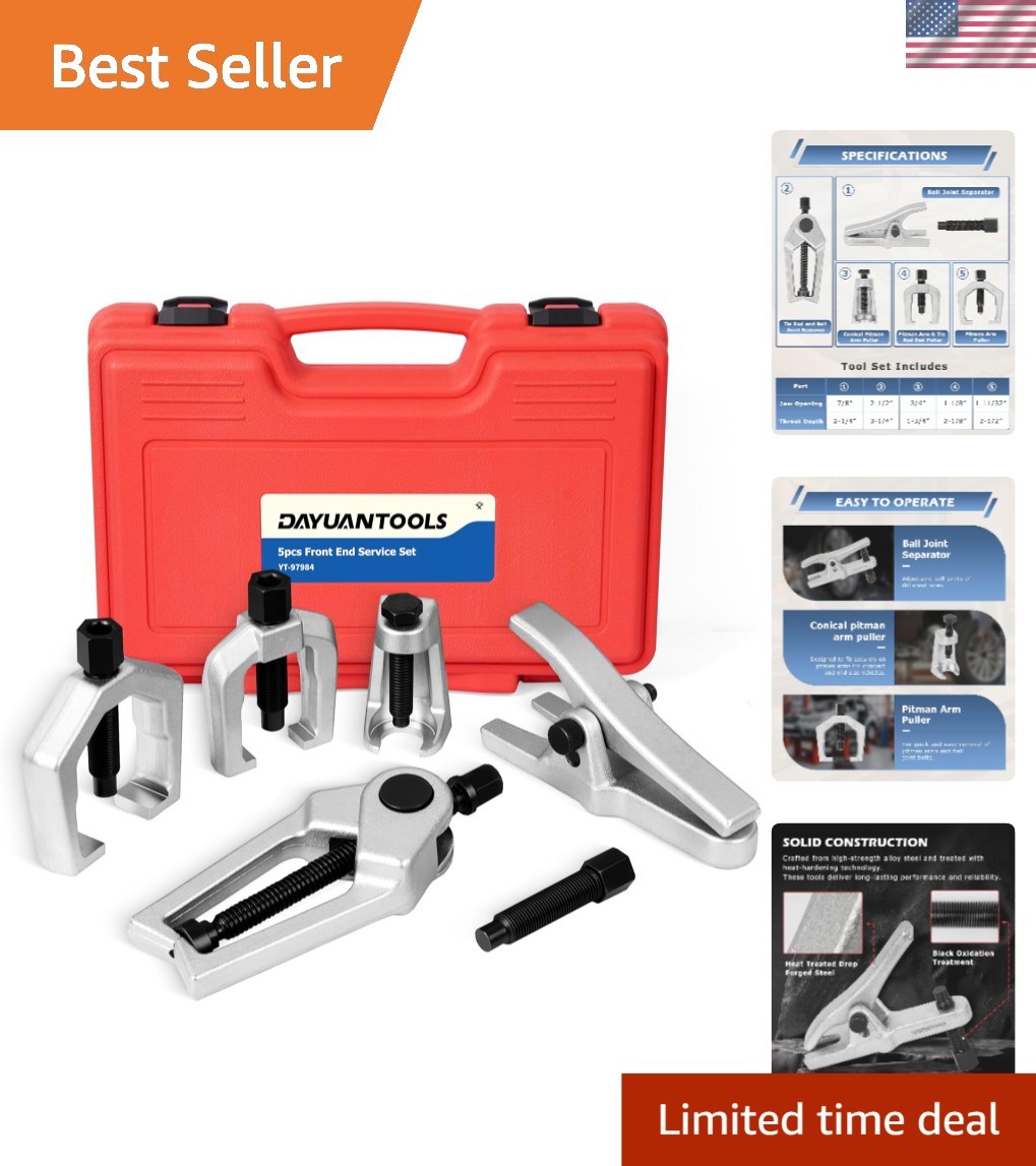 Complete 5-Piece Automotive Tool Set – Efficient Front End Repairs Made Easy