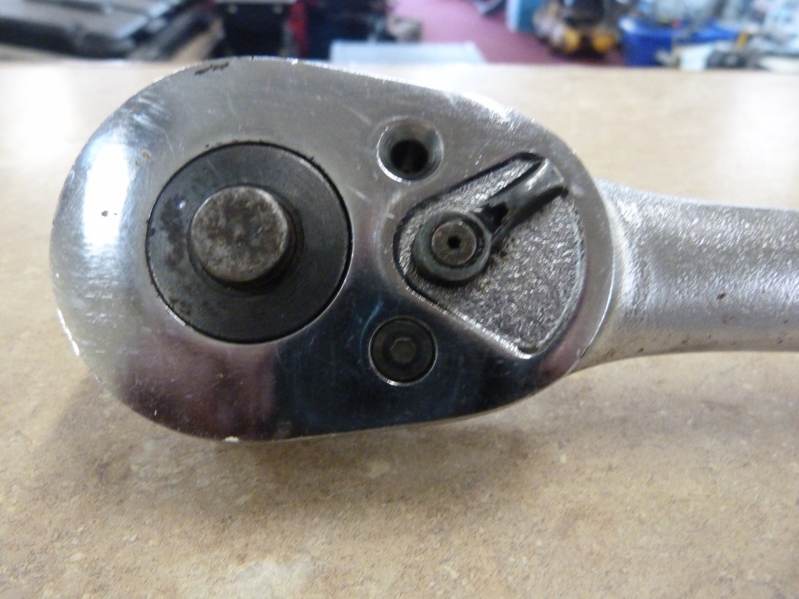 NAPA NH 47 3/4″ DRIVE QUICK RELEASE RATCHET, U.S.A., 19.» LONG, USED – VG