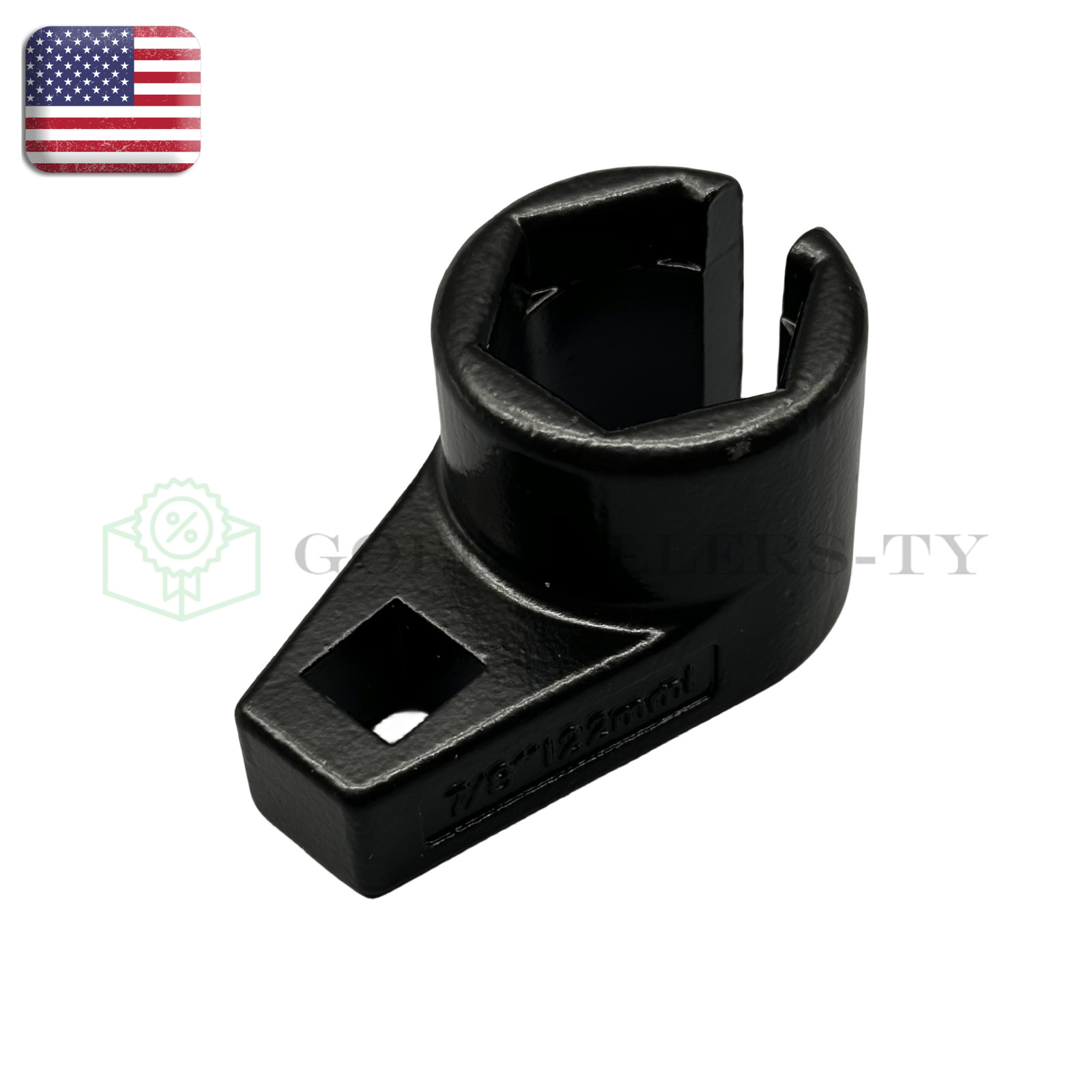 7/8-Inch 22mm Offset Oxygen O2 Sensor Socket Wrench Removal Tool Drive 3/8″