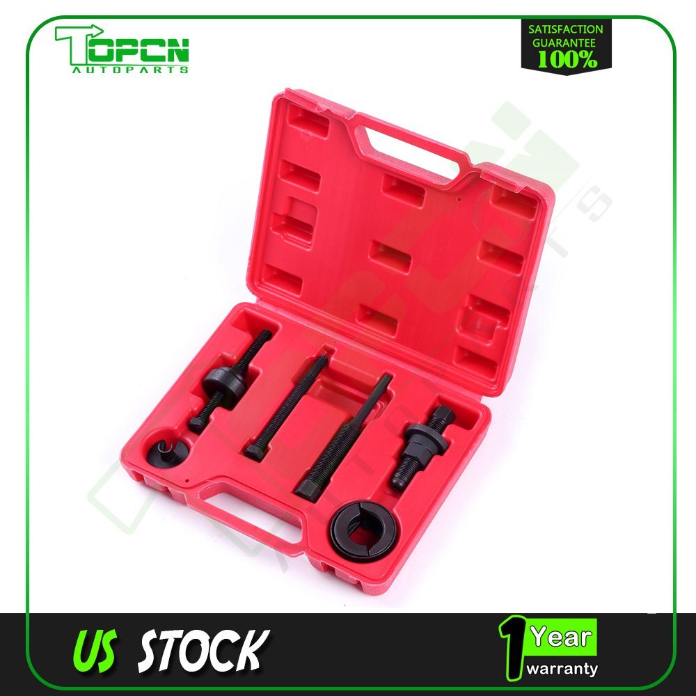 Power Steering Pump Pulley Puller Remover Installer Tool Kit Removal for GM Ford