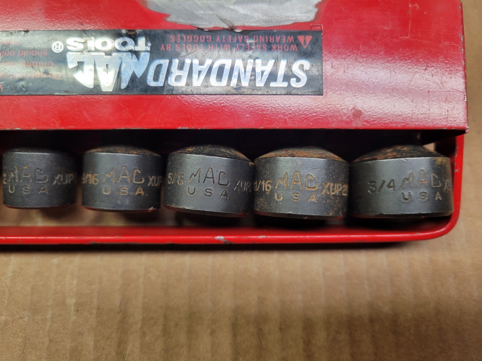 Mac Tools USA 7-Piece 3/8″ Drive 12-Point Impact Swivel Socket Set 3/8 – 3/4″