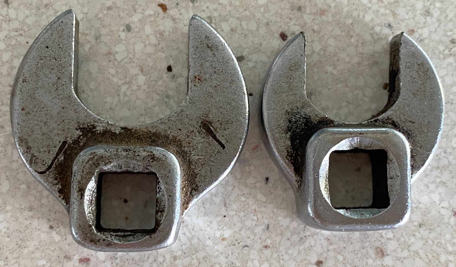 Proto Crowfoot Wrench Lot of 2 3/8″ Drive 4920 – 5/8″ 4924 – 3/4″ USA Used
