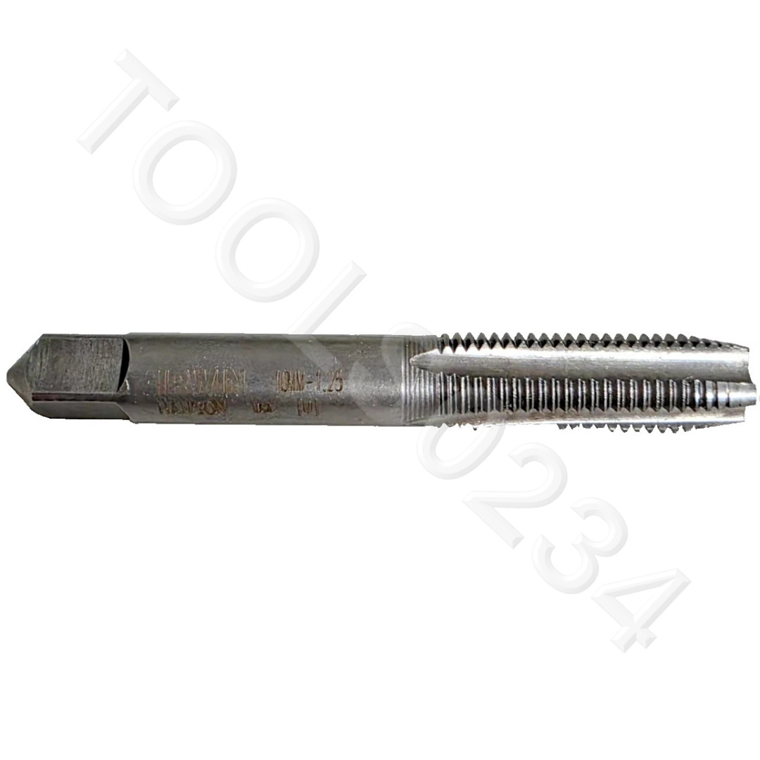 M10 X 1.25 Metric Tap Irwin 1739 10MM Carbon Steel Plug Hand 4FL USA Hanson