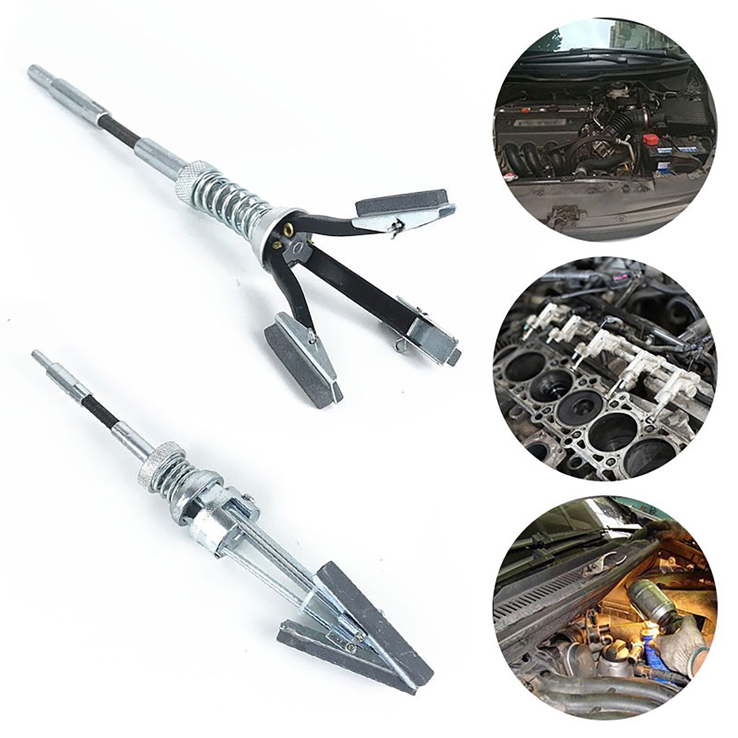 Car Engine Brake Cylinder Hone Flexible Shaft Bore Honing Tool 3/4″ To 2-1/2″