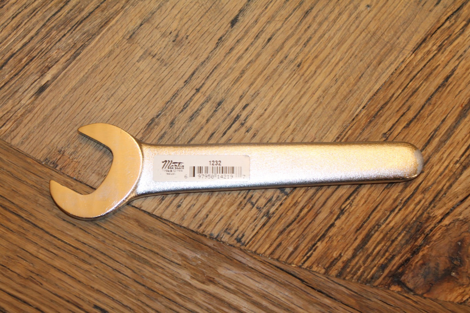 Martin Tools 1232 1″ Thin Open End Service Wrench USA NOS